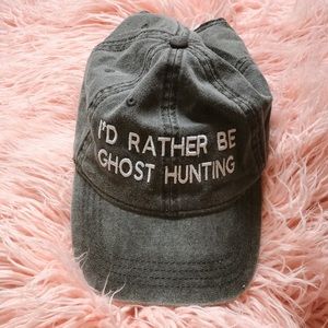 Ghost hunting dad cap